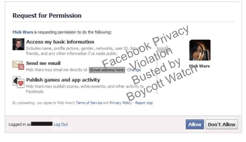 Facebook Privacy Violation
