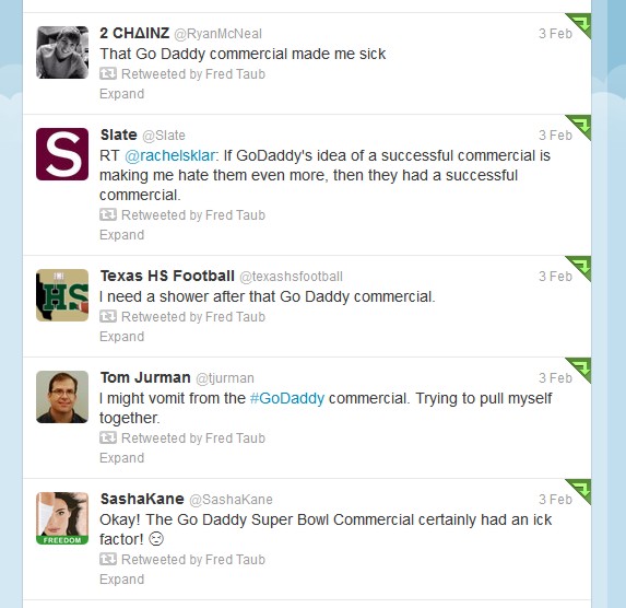 GoDaddy Tweets