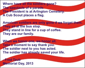 Memorial Day, 2013